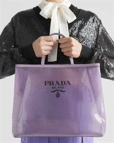 borsa prada con paillettes